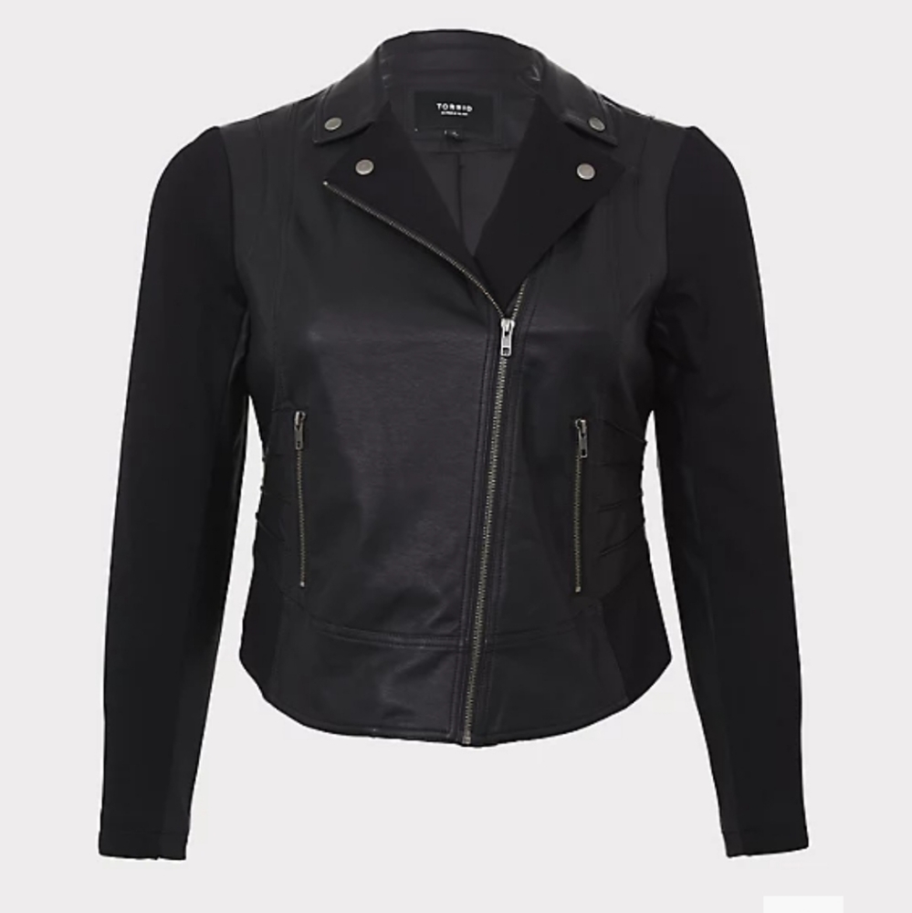Torrid pleather jacket